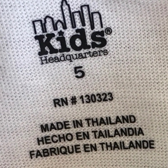 Kids Headquarters 2 Pc. Heart top& leggings set, Little Girl size 5. - Picture 4 of 12